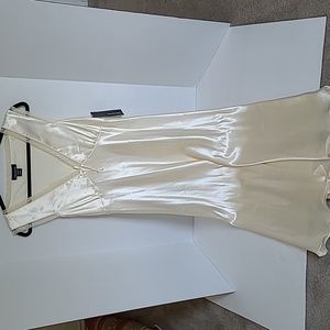Jones New York Cream Satin Chemise
